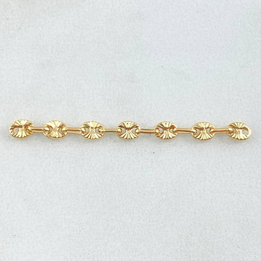 Herraje Retazo GC 0.5gr / 4cm / 3mm Oro Amarillo 18K ©