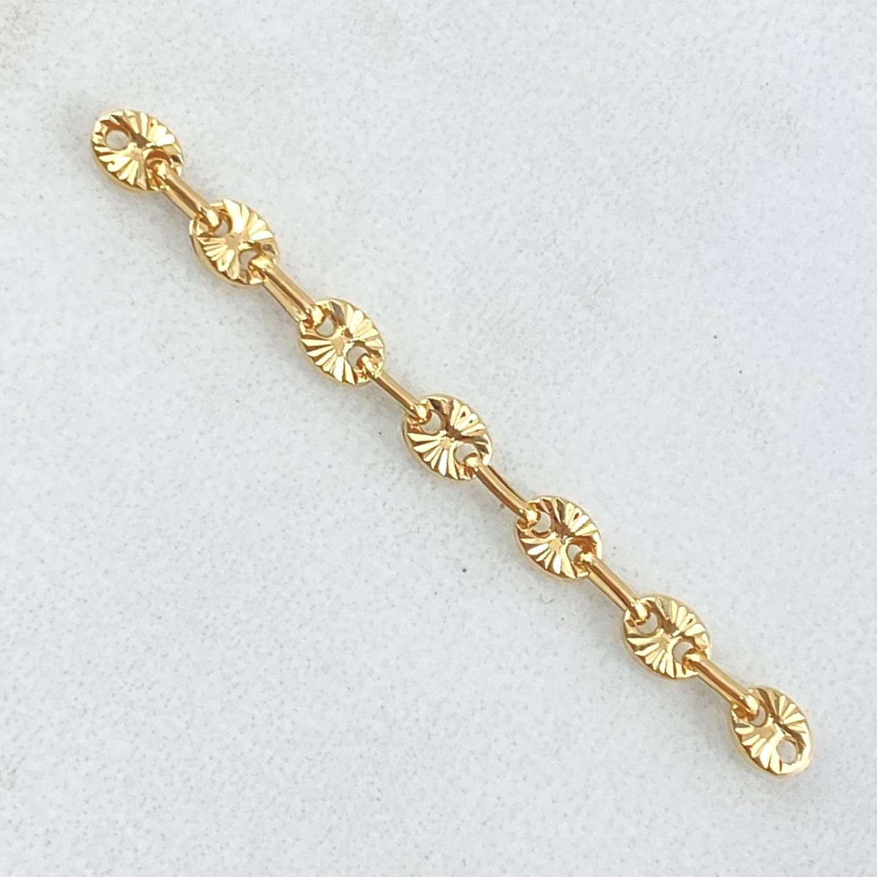 Herraje Retazo GC 0.5gr / 4cm / 3mm Oro Amarillo 18K ©