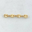 Herraje Retazo GC 0.3gr / 2cm / Oro 18K *