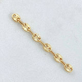 Herraje Retazo GC 0.7gr / 4.5cm / Oro 18K *