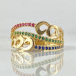 Anillo Olas Cubanas 3.4gr / T7 / Oro 18K ©