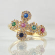 Anillo Cruz Tupida 2.35gr / T6 1/4 / Oro 18K ©
