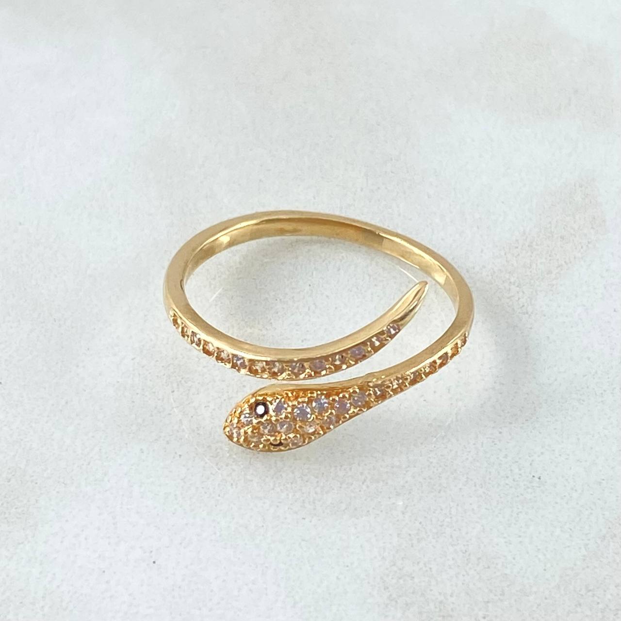 Anillo Serpiente 2.2gr / T7 3/4 / Oro 18K ©