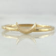 Anillo Luna Relieve 1.4gr / T8 1/4 / Oro 18K ©