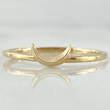 Anillo Luna Relieve 1.4gr / T8 1/4 / Oro 18K ©
