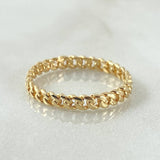 Anillo Cubano 1.7gr / T7 1/4 / Oro 18K ©