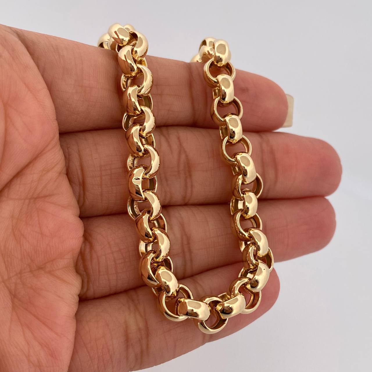 Cadena Roll-on 23.8gr / 50cm / 7.1mm Oro Amarillo +3 18K $