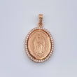 Dije Virgen de Guadalupe 3.2gr / 2.5cm / Oro Rosa 18K $
