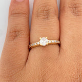 Anillo Solitario Churumbela 2.7gr / T6 3/4 / Oro Amarillo 18K $