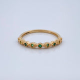 Anillo Churumbela Ojos 1.35gr / T5 1/2 / Oro Amarillo 18K $