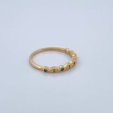 Anillo Churumbela Ojos 1.35gr / T5 1/2 / Oro Amarillo 18K $