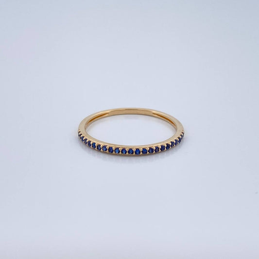 Anillo Churumbela 1.25gr / T7 1/4 / Oro Amarillo 18K $