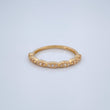 Anillo Linea de Ojos 1.4gr / T5 3/4 / Oro Amarillo 18K $