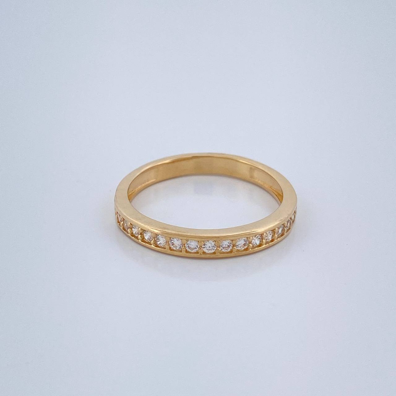 Anillo Argolla Churumbela 2.4gr / T7 / Oro Amarillo 18K $