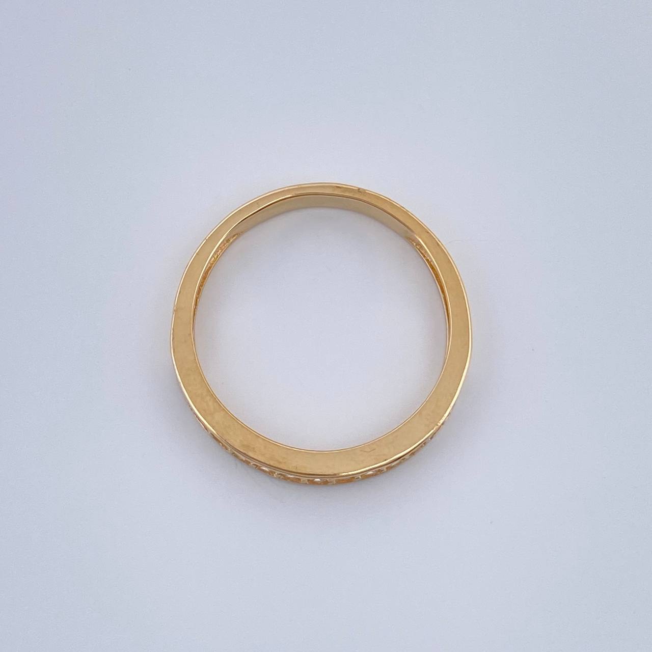 Anillo Argolla Churumbela 2.4gr / T7 / Oro Amarillo 18K $