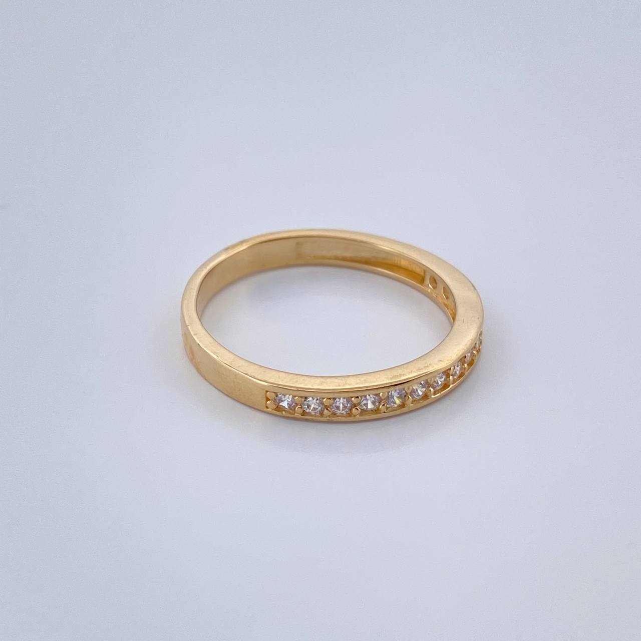 Anillo Argolla Churumbela 2.45gr / T6 3/4 / Oro Amarillo 18K $