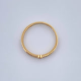 Anillo Argolla Churumbela 1.35gr / T6 1/4 / Oro Amarillo 18K $