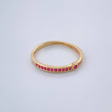 Anillo Argolla Churumbela 1.35gr / T6 1/4 / Oro Amarillo 18K $