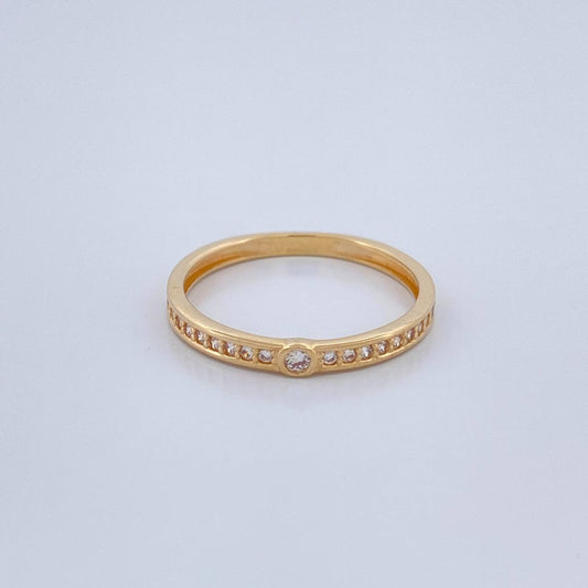 Anillo Argolla Churumbela 1.35gr / T5 1/2 / Oro Amarillo 18K $