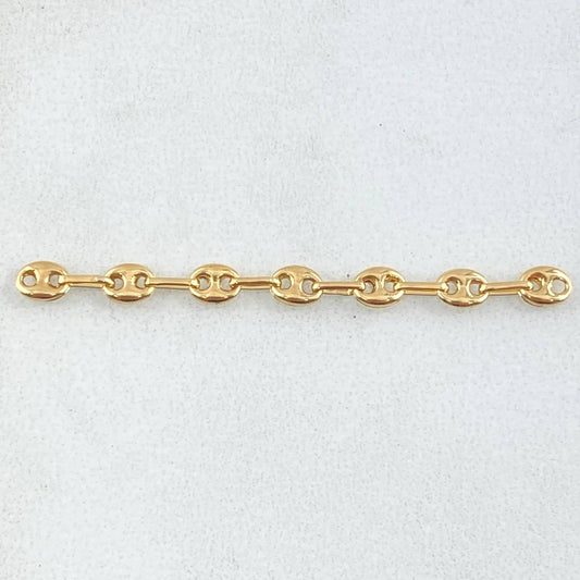 Herraje Retazo GC 7 Eslabones 0.45gr / 4.2cm / 3.3mm Oro Amarillo 18K