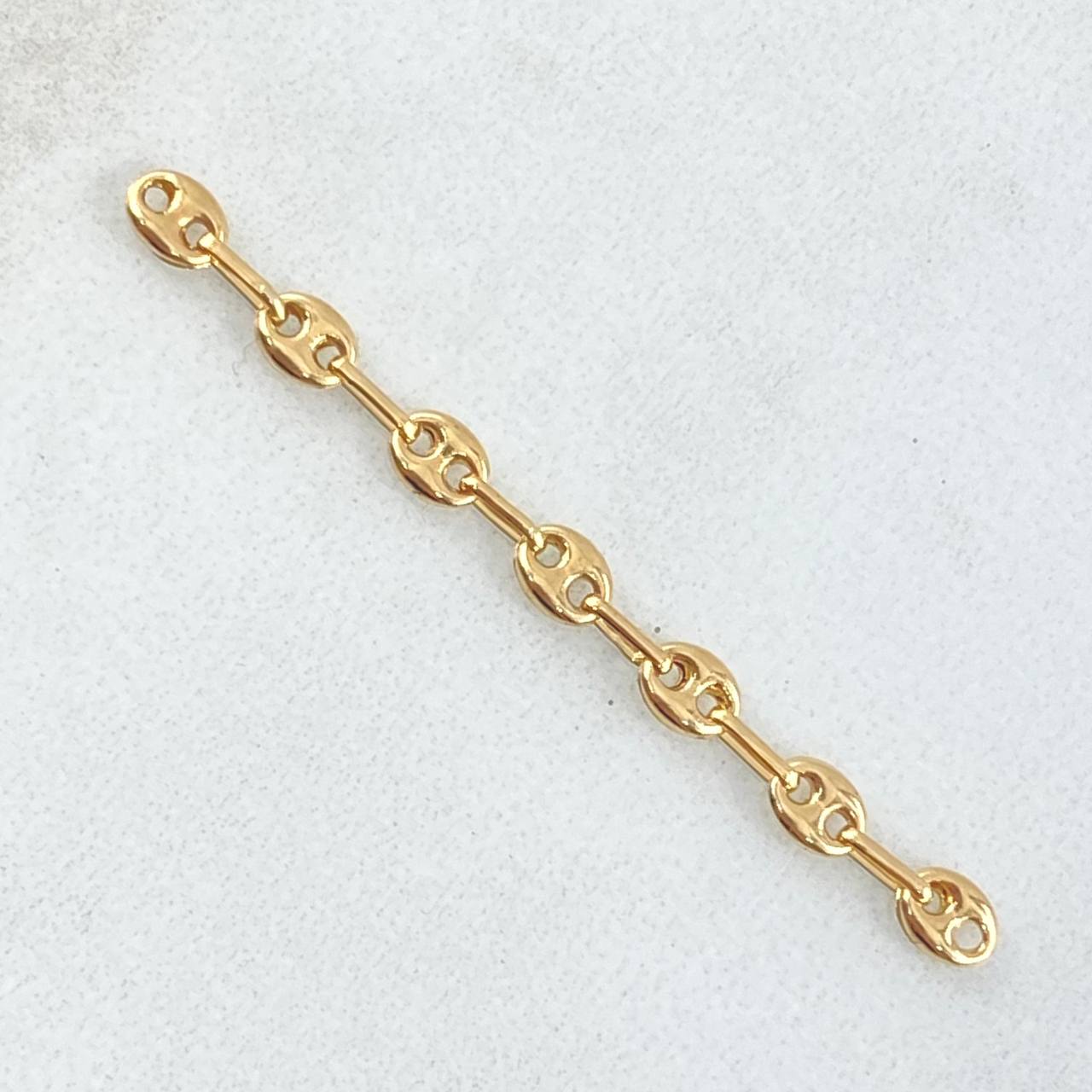 Herraje Retazo GC 0.45gr / 4.3cm / Oro Amarillo 18K