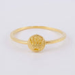 Anillo Circulo Corona 1g / T5 1/4 Oro Amarillo 18K