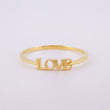 Anillo Love 0.95g / T6 1/4 Oro Amarillo 18K