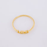 Anillo Love 1g / T6 3/4 Oro Amarillo 18K