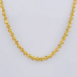 Cadena Militar Media Luna Diamantada 15.9g / 50cm / 2.9mm Oro Amarillo 18K