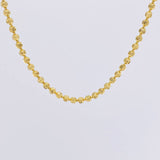 Cadena Militar 20.25g / 65cm / 3mm Oro Amarillo 18K