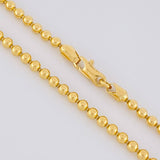 Cadena Militar 20.25g / 65cm / 3mm Oro Amarillo 18K