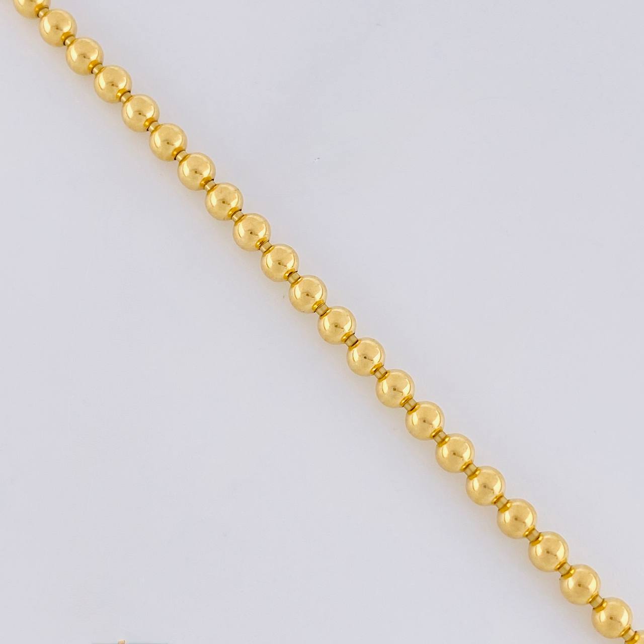 Cadena Militar 20.25g / 65cm / 3mm Oro Amarillo 18K