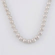Cadena Militar Media Luna Diamantada 33.1g / 65cm / 5mm Oro Blanco 18K