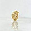 Dije Virgen Guadalupe 1.05gr / 2.4cm / Troquelado Oro Amarillo ©