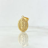 Dije Virgen Guadalupe 1.05gr / 2.4cm / Troquelado Oro Amarillo ©
