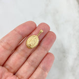 Dije Virgen Guadalupe 1gr / 2.5cm / Troquelada Oro Amarillo