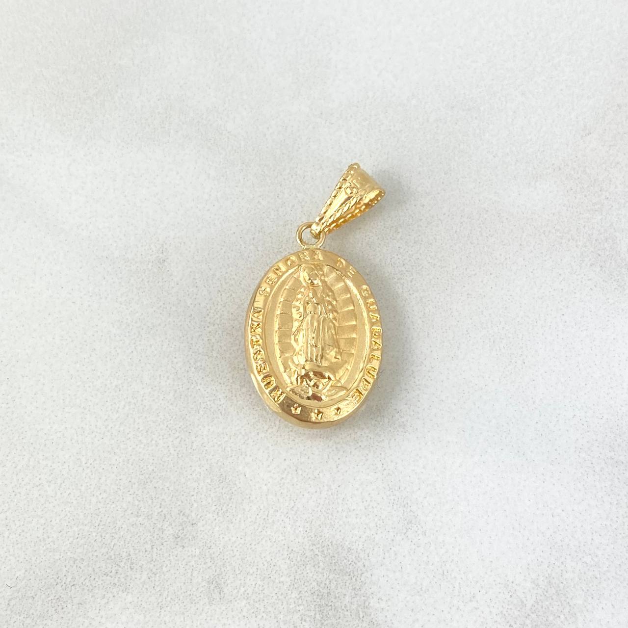 Dije Virgen Guadalupe 1.05gr / 2.4cm / Troquelado Oro Amarillo ©