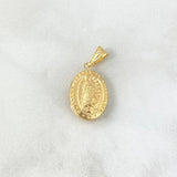 Dije Virgen Guadalupe 1.05gr / 2.4cm / Troquelado Oro Amarillo ©