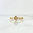 Anillo Cruz Esferas 2.45gr / T6 1/2 / Oro 18K ©