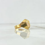Anillo Sello Tres Lineas 1.8gr / T5 3/4 / Tres Oros