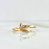 Anillo Clavo 2.9gr / T5 3/4 / Oro Amarillo 18K