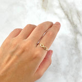 Anillo Infinito 1.1gr / T7 1/2 / Oro Amarillo ©