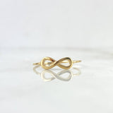 Anillo Infinito 1.1gr / T7 1/2 / Oro Amarillo ©