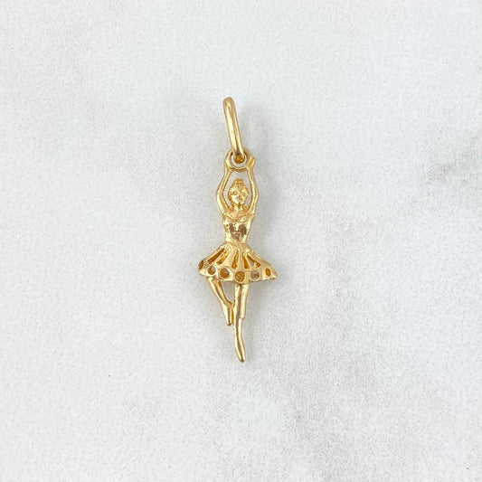 Dije Bailarina 1.25gr / 2.8cm / Oro Amarillo 18K (Oferta) ©