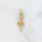 Dije Bailarina 1.25gr / 2.8cm / Oro Amarillo 18K (Oferta) ©