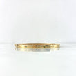 Pulso Aro Tornillo 11.95gr / 21cm / 4mm Circones Verdes Oro Amarillo *