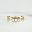 Anillo Zig-Zag 1.65gr / T7 1/2 / Oro Amarillo *