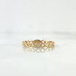 Anillo Infinitos Cruzados 1.45gr / T6 1/2 / Oro Amarillo *