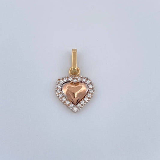 Dije Corazon 1gr / 1.7cm / Tres Oros 18K %
