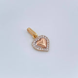 Dije Corazon 1gr / 1.7cm / Tres Oros 18K %